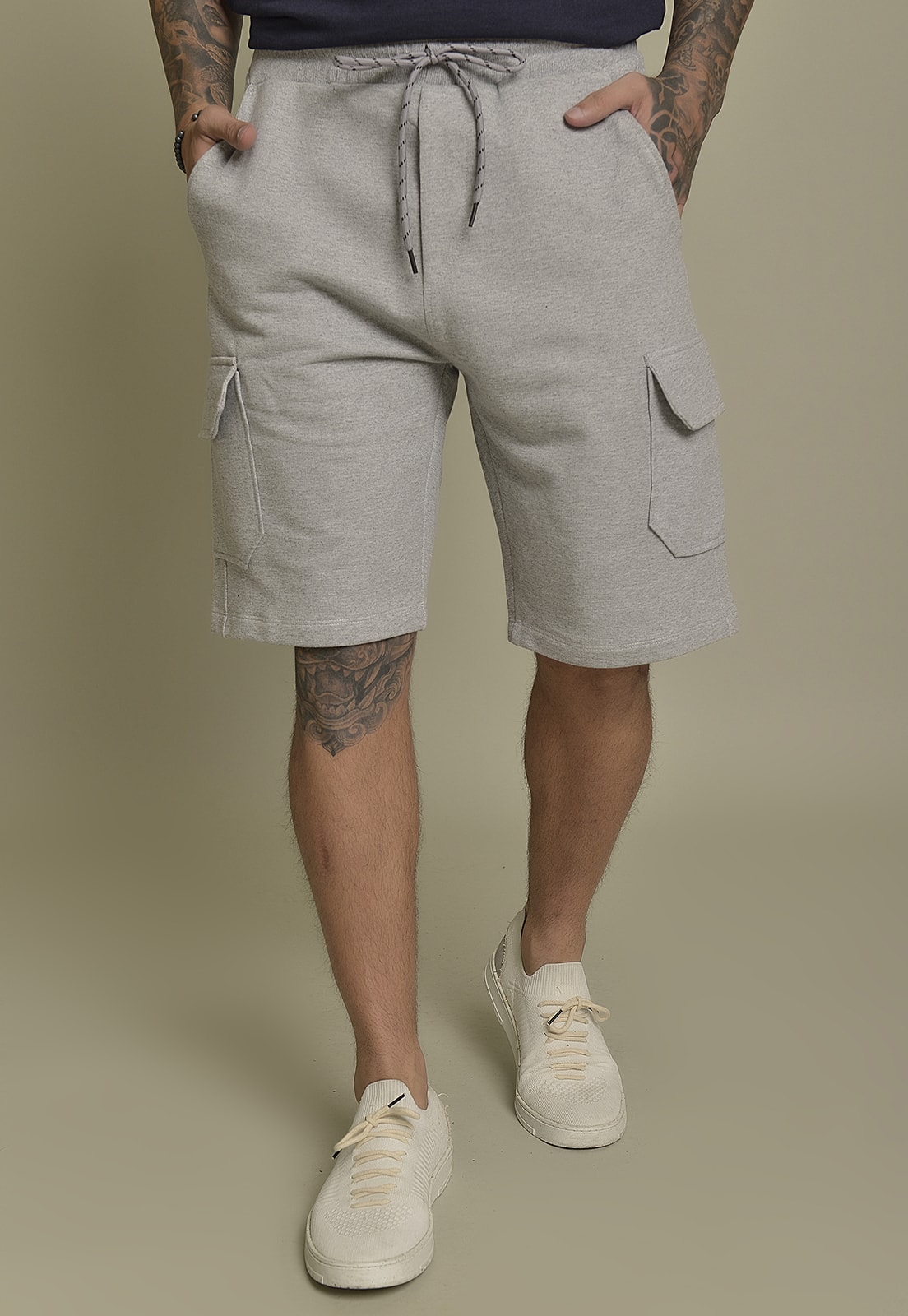 Bermudas masculinas hot sale de moletom