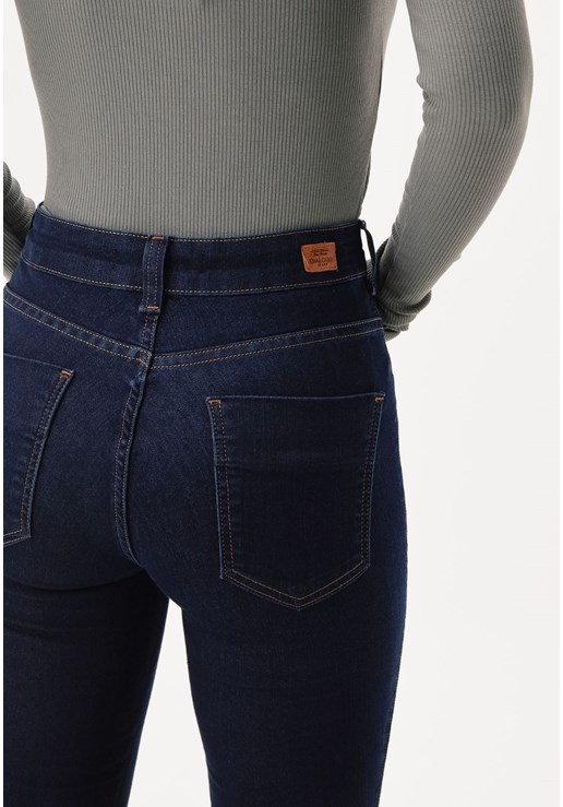 Calça Boot Cut Feminina Cintura Alta Dialogo Jeans