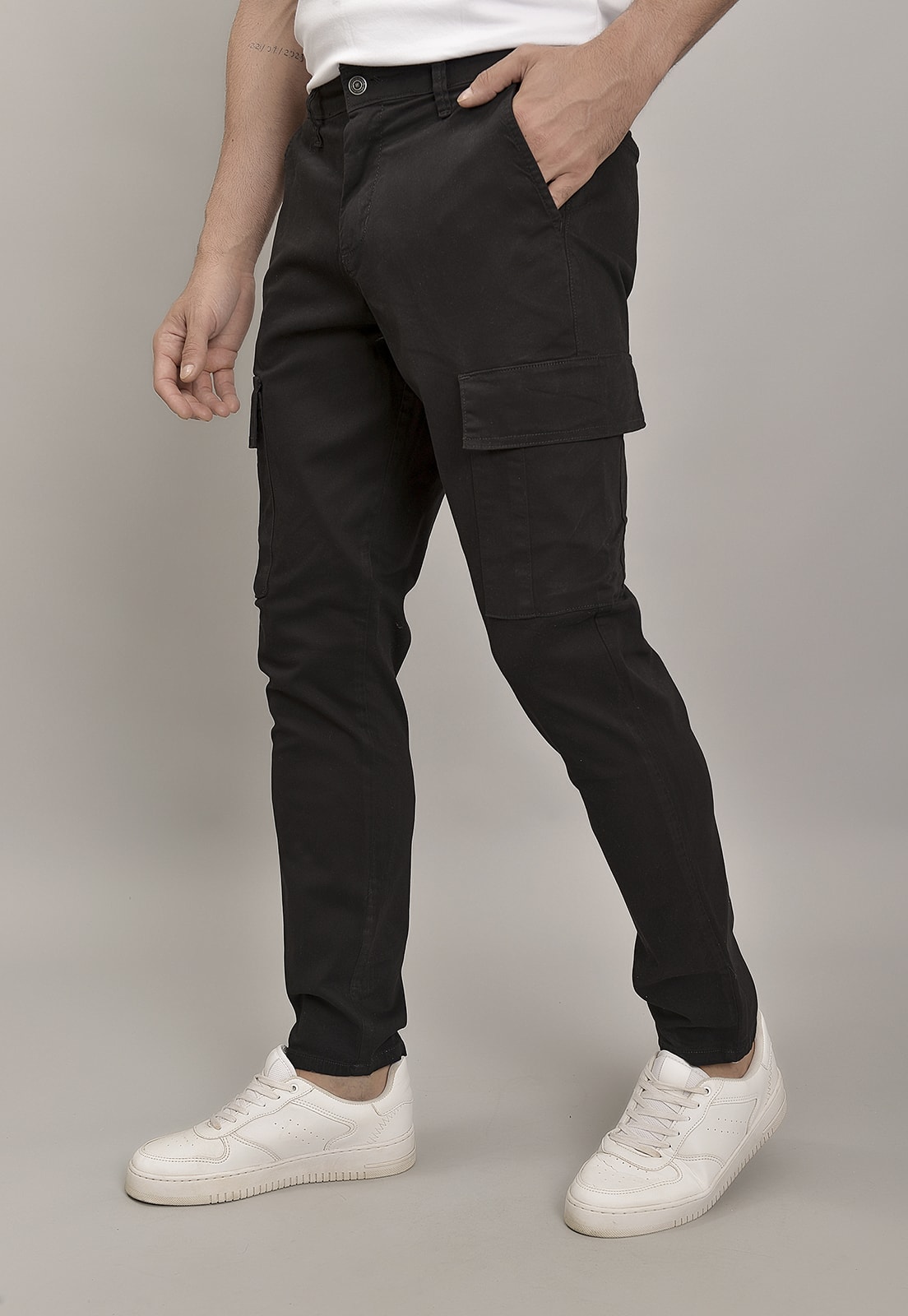 Calça cargo clearance masculina slim