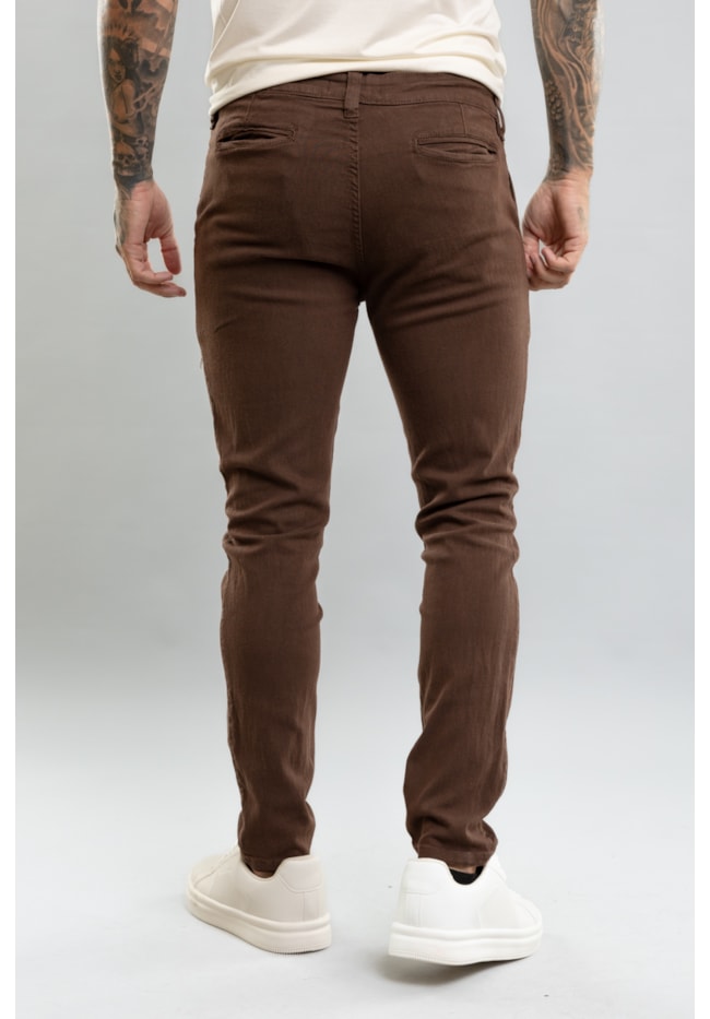 Calça Chino Masculina em Sarja Skinny Dialogo-86af4b98-e0ac-449c-b3b6-7a4ae0c4d50d