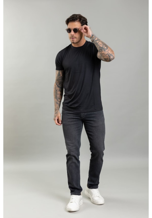 Calça Jeans Black Slim Casual Masculina Com Bolsos Dialogo-183ed2c6-5790-4062-9965-61bcc31a6b2c