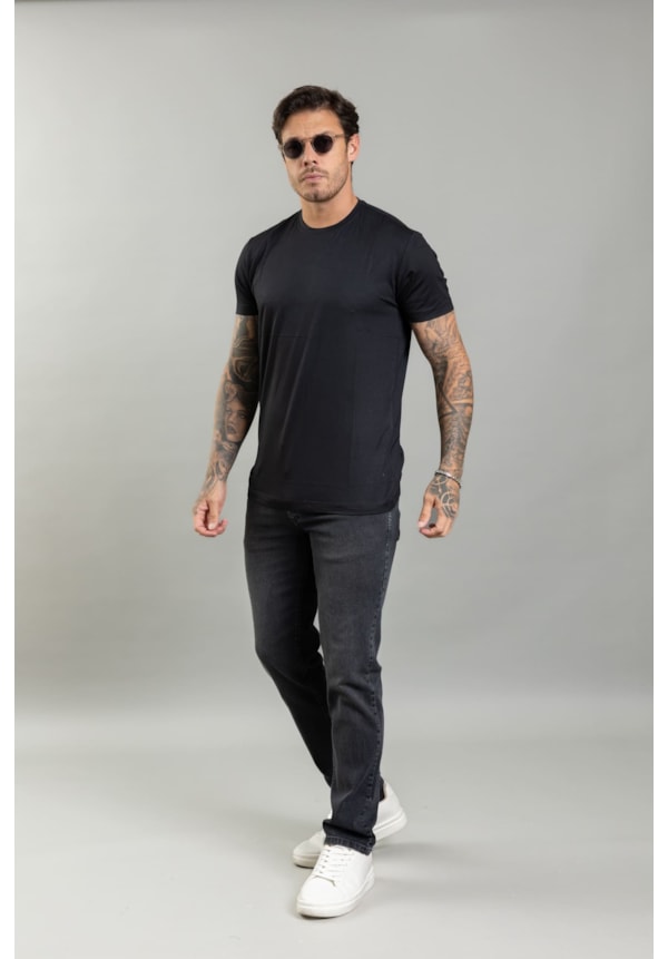 Calça Jeans Black Slim Casual Masculina Com Bolsos Dialogo-072e5428-116b-4f08-a3ae-4c19f6e5f55e