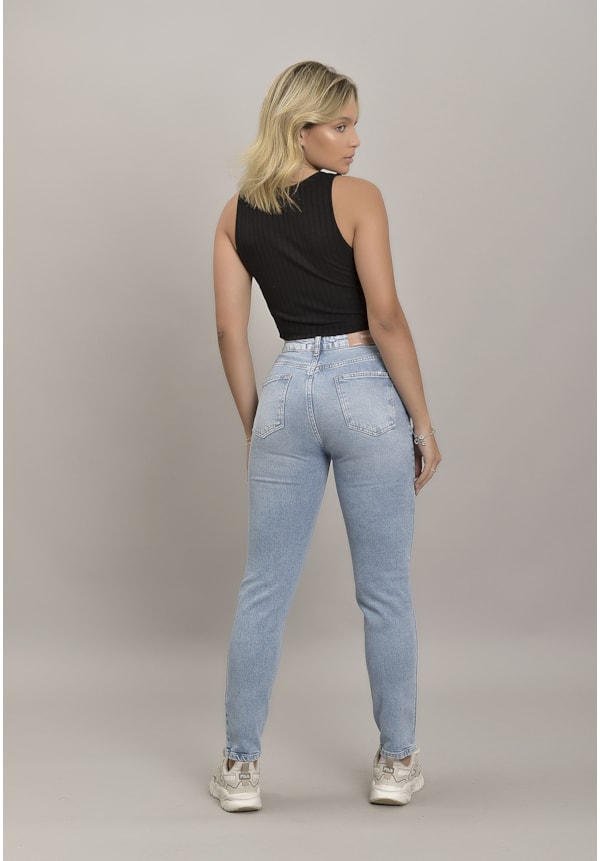 Calça Jeans Confort com rasgos Feminino Dialogo Jeans-98808383-29d8-4414-8b31-747dac732b77