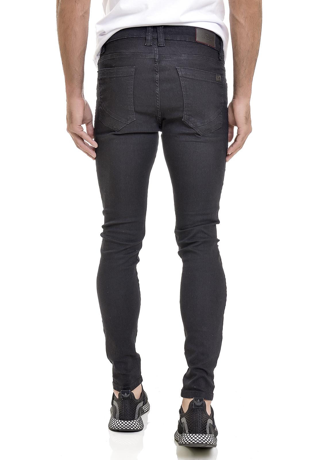 calça preta masculina skinny