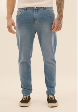 Calça Jeans Masculina Skinny Azul Claro Dialogo