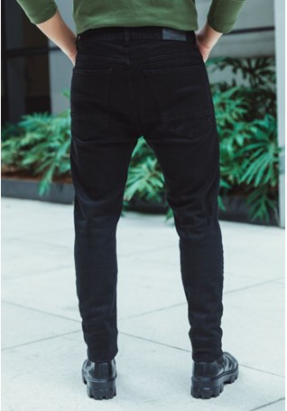 Calça Jeans Masculina Skinny na Cor Preta Básica