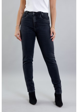 Calça Jeans Mom Confort Estonada Feminina Dialogo Jeans