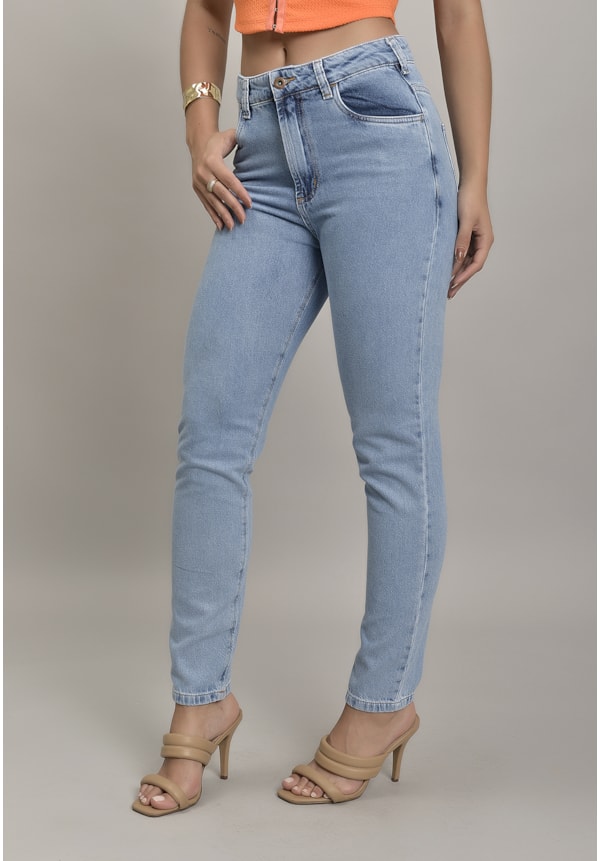 Calça Jeans Mom Feminino com Lavagem Clara Dialogo Jeans-5923128e-2e06-4629-bb99-710bfb9fc3f9