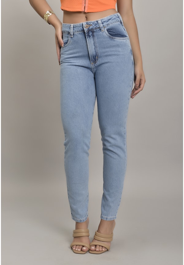 Calça Jeans Mom Feminino com Lavagem Clara Dialogo Jeans-1f173166-9bb4-4a65-b6c0-f78a2e56625c