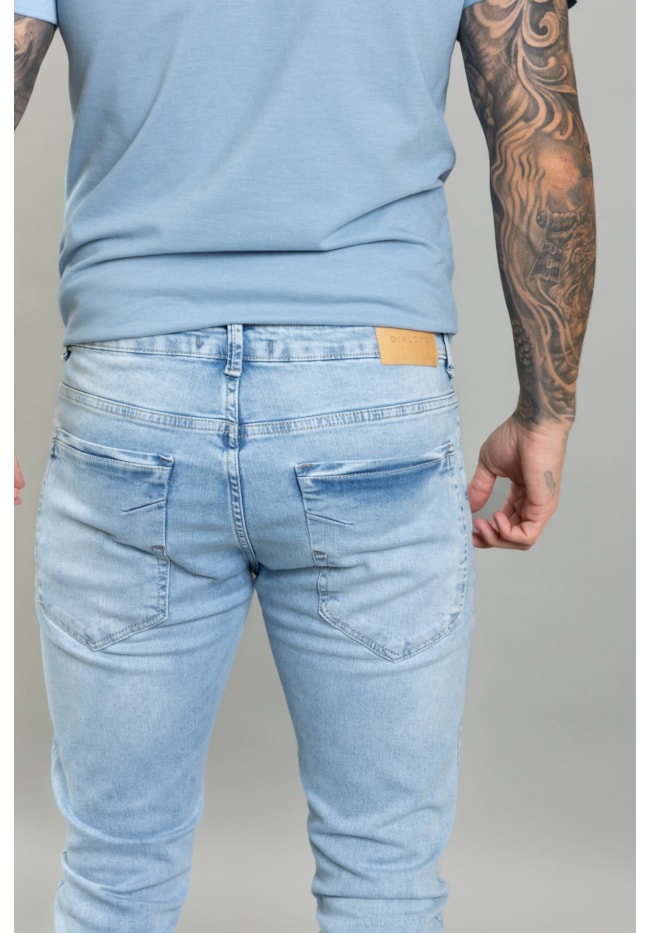 Calça Jeans Skinny Básica Lavagem Clara Masculina Dialogo-61663f01-e4b7-4c95-b601-d54f323d1612