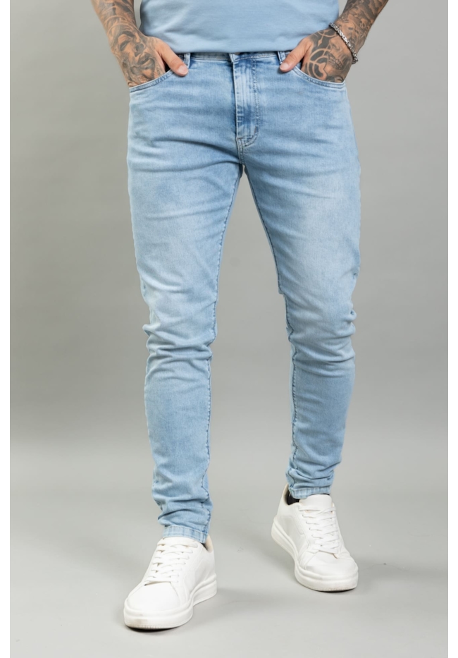 Calça Jeans Skinny Básica Lavagem Clara Masculina Dialogo-1f2233b8-12f0-4843-870e-2a21e7f22bfc