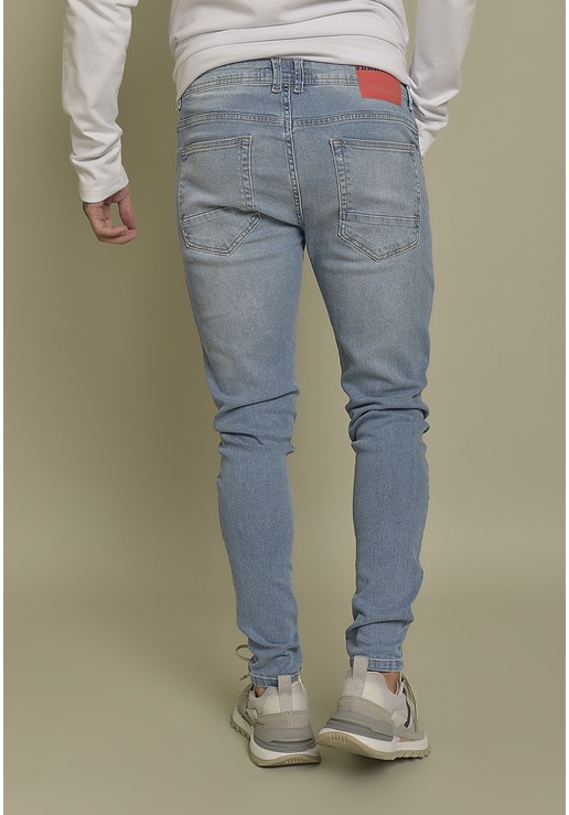 Calça Jeans Slim Fit com Lavagem Escura Dialogo jeans Masculino - GET  FASHION
