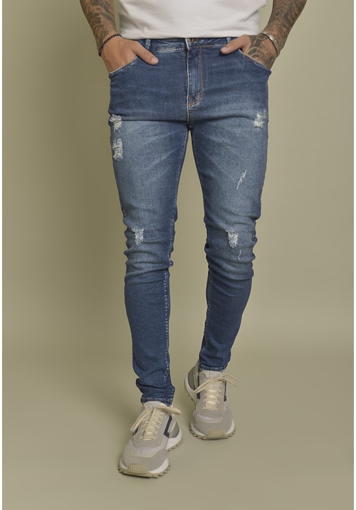 Calça Jeans Skinny Masculina Regular Dialogo Jeans - GET FASHION