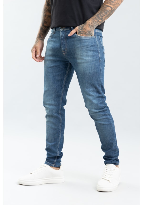 Calça Jeans Skinny Masculina Vintage com Puídos Dialogo-9ead8a85-deb6-42ab-98a6-864f2211261e