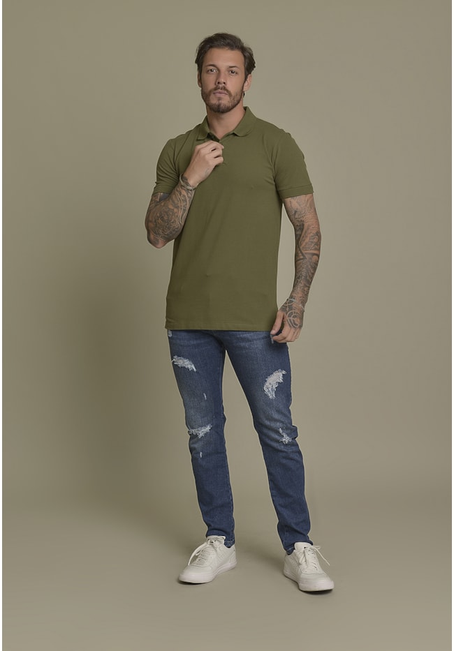 Calça Jeans Slim Arqueada com Puidos Masculino Dialogo Jeans-405631e5-6fc1-4f07-a6e6-faaac8cc5231