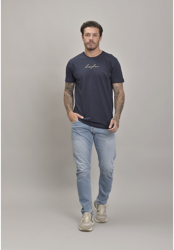 Calça Jeans Slim Arqueada Masculina Lavagem Clara Dialogo jeans-6f225b34-07d1-4528-bb19-f5c19061837d