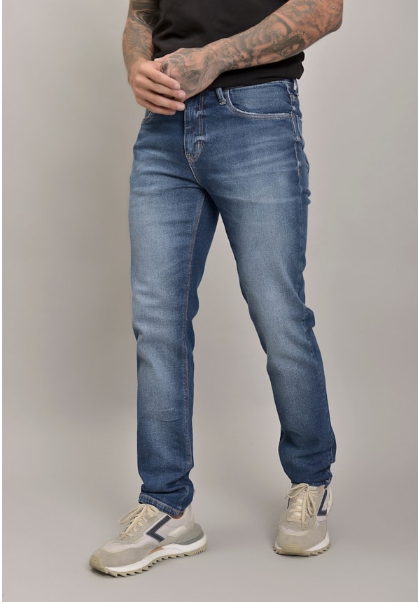 Calça Jeans Slim Masculina Marmorizada-2b00f940-5120-4656-9605-d8c79d5e0d3f