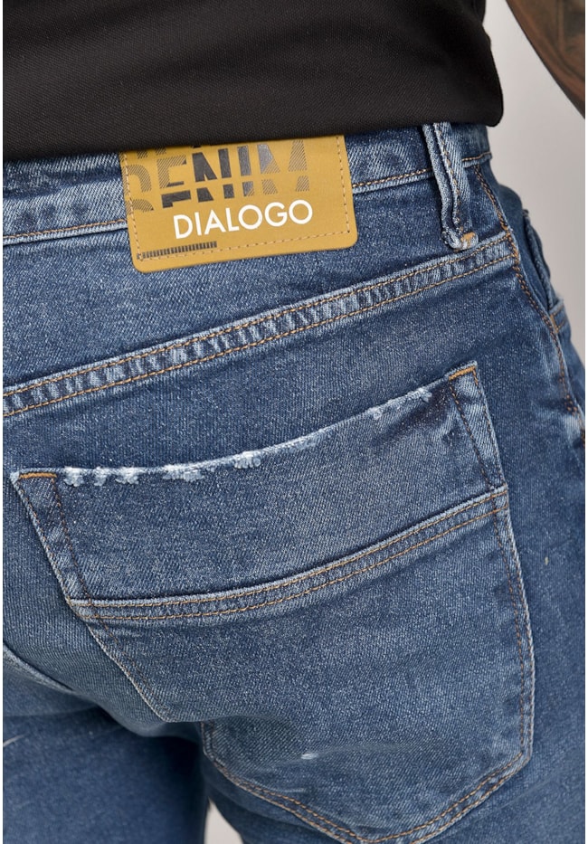 Calça Jeans Slim Masculina Marmorizada-83045887-b796-4451-8945-f409e772d0fd