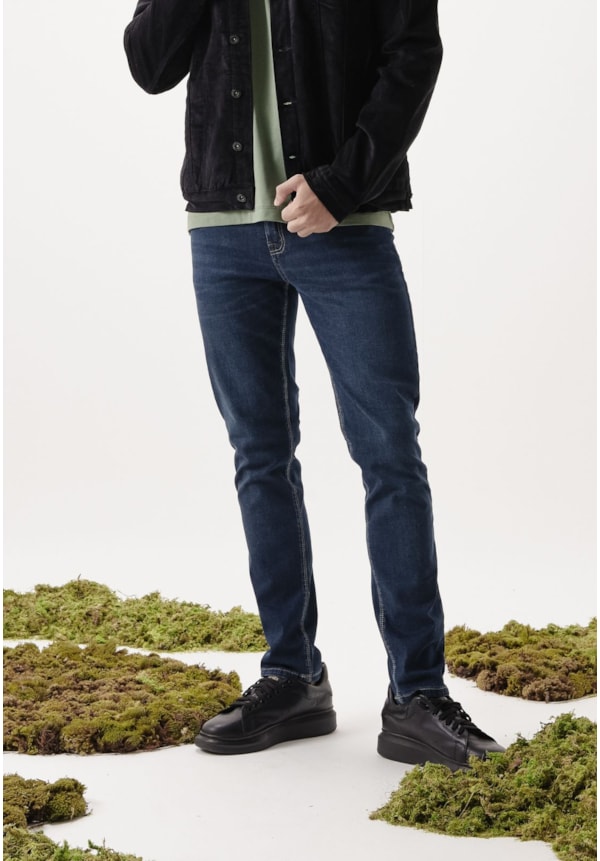 Calça Jeans Slim Masculina Marmorizada Dialogo Jeans-bb1a4642-ee47-4384-b555-739aafc3b355