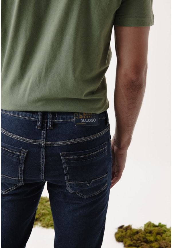 Calça Jeans Slim Masculina Marmorizada Dialogo Jeans-2aad9c2d-3fb9-4cf9-8e9b-f333d3e7e1ec