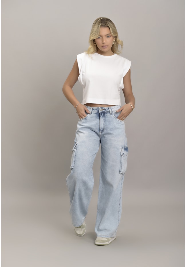 Calça Jeans Wide Leg Cargo Cintura Baixa Feminina Dialogo Jeans-2bc0fce8-39b2-47ee-a577-e0a2922d43c7