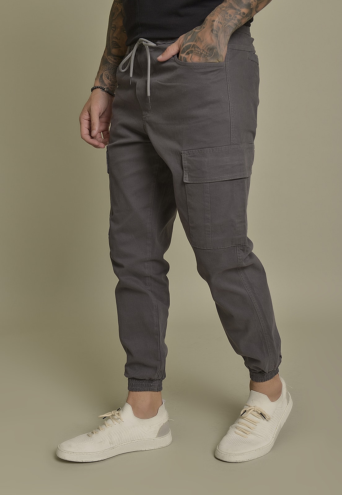 Calça store jogger cinza