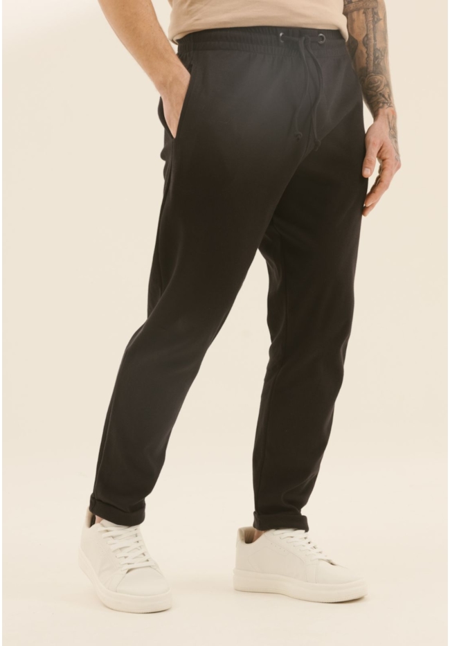 Calça Masculina Maleável Ponto Roma Com Barra Dobrada Dialogo-576a82bf-b64e-4d06-ad2e-660d98f022a8