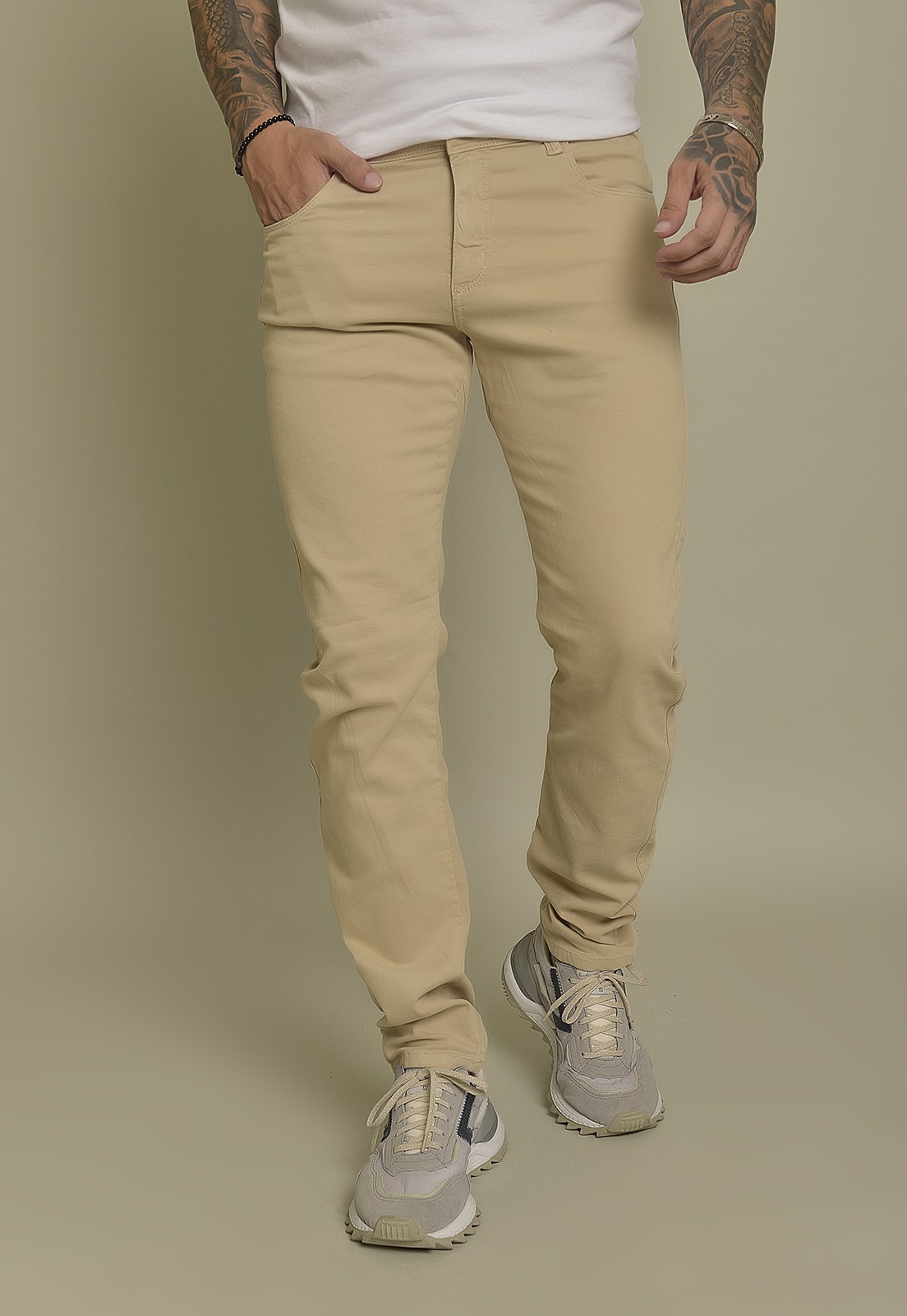 Calça casual sarja store masculina