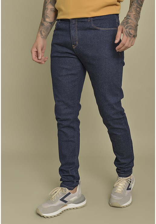 Calça Skinny Masculina Lavagem Amaciada Dialogo Jeans