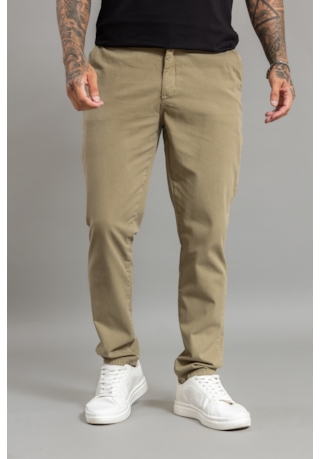 Calça Sport Fino Masculina Color Com Linho na Cor Verde Dialogo