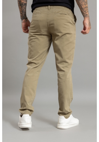 Calça Sport Fino Masculina Color Com Linho na Cor Verde Dialogo