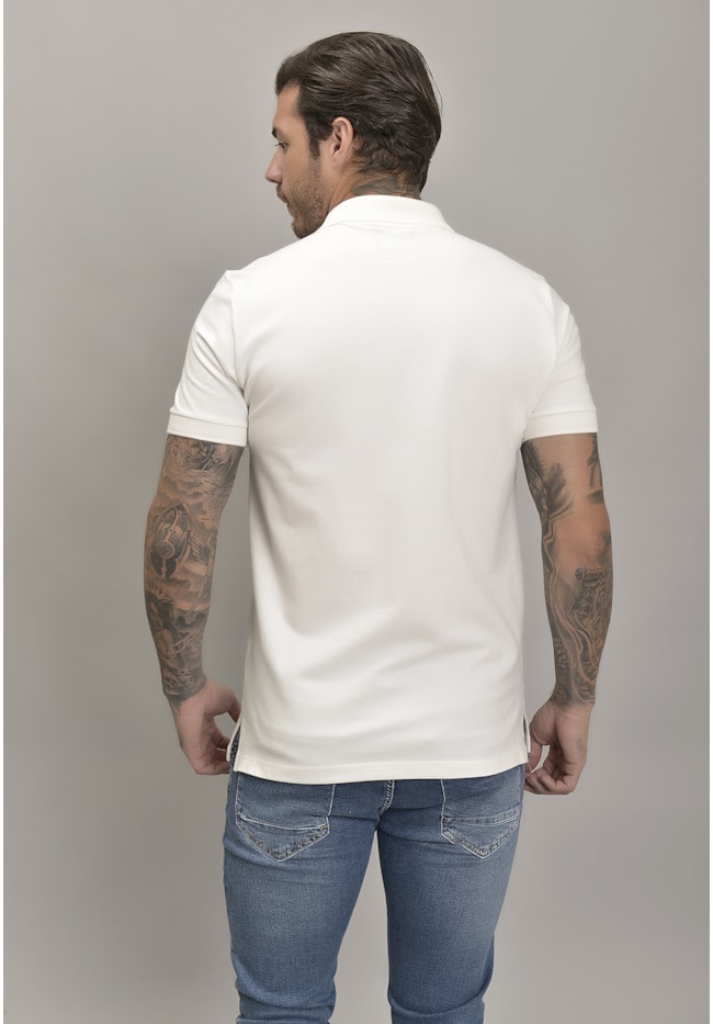 Camisa Piquet Gola Polo Masculino na Cor Branco Dialogo Jeans-bc86b6be-546b-4033-a7ea-050892ea867e