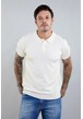 Camisa Polo Piquet Texturizada Masculina na Cor Bege Dialogo Jeans