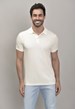Camiseta Gola Polo Texturizada Masculino na cor Off-White Dialogo Jeans