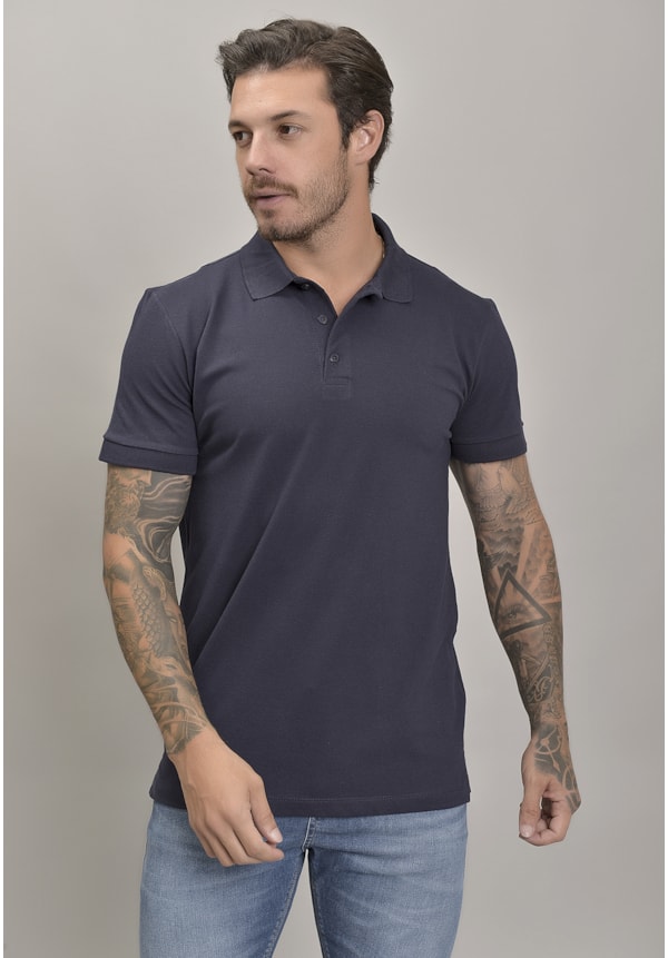 Camiseta Masculina Gola Polo na Cor Marinho Dialogo Jeans-3af8fa86-1f68-49d6-9e72-b1056291340b