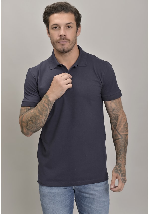 Camiseta Masculina Gola Polo na Cor Marinho Dialogo Jeans-cbdab2d0-953a-434c-a4d4-e065b4074263