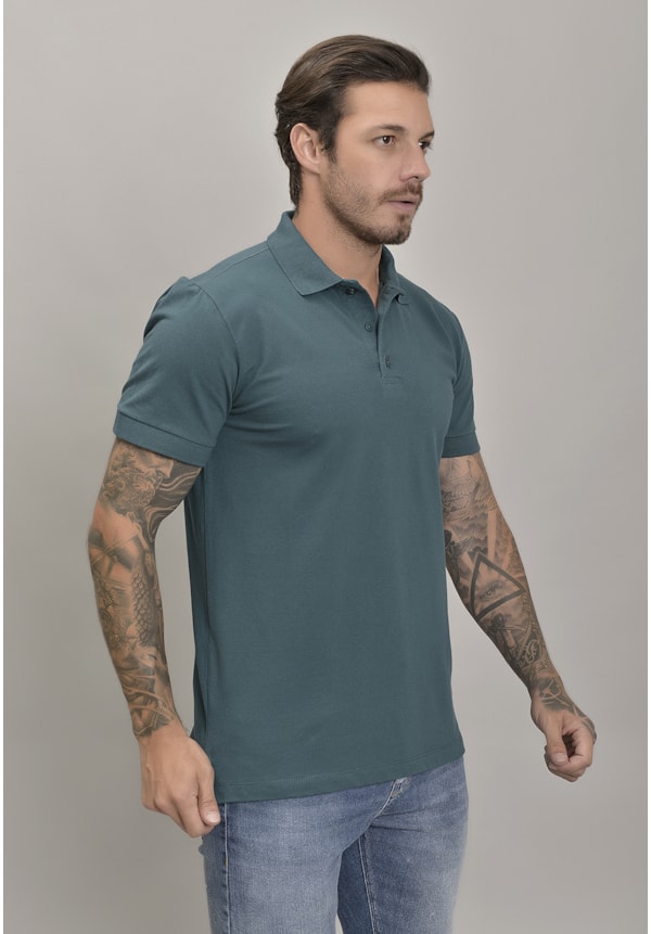 Camiseta Masculina Gola Polo na Cor Verde Dialogo Jeans-9dd3f8d9-73e3-454e-b495-1256e9368db3