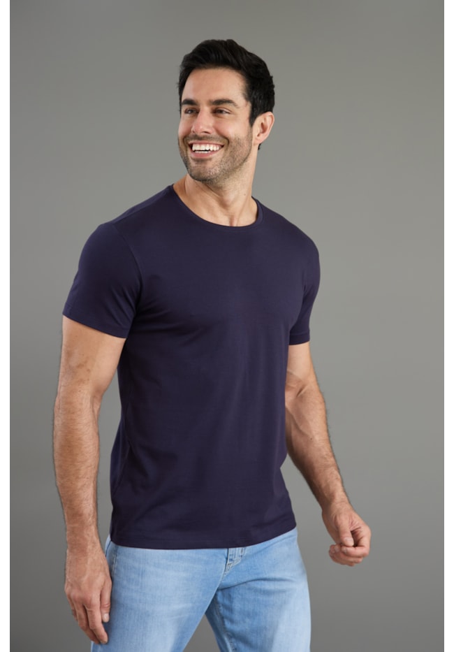 Camiseta Masculina Slim em Algodão Pima na Cor Marinho Dialogo-1f0098fb-12a9-4dab-b62c-bd609786205d