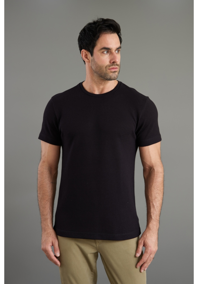 Camiseta Masculina Slim em Tricot Manga Curta Gola Redonda Dialogo-340fd0c5-109c-49aa-a054-9bda1a335dc8