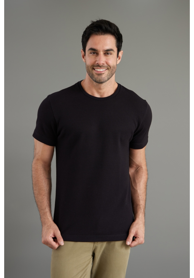 Camiseta Masculina Slim em Tricot Manga Curta Gola Redonda Dialogo-7bddc987-ef3d-4ceb-9aea-c26248b0adef