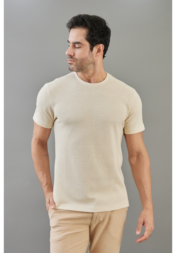 Camiseta Masculina Slim em Tricot Manga Curta Gola Redonda Dialogo-00056d10-f5e8-482b-8edb-f7167c79f5c8