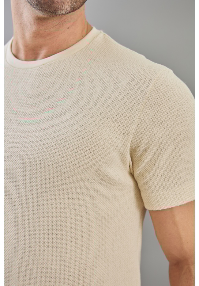Camiseta Masculina Slim em Tricot Manga Curta Gola Redonda Dialogo-a01a2561-5ed7-463f-82ae-953655149f8f