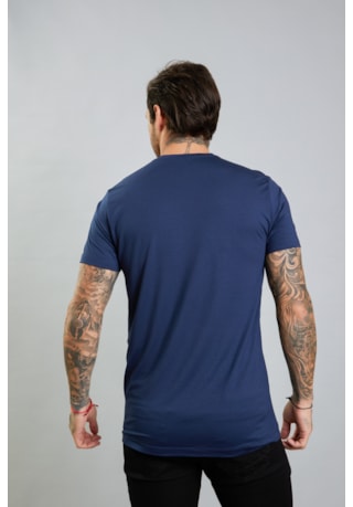 Camiseta Masculina Tech T-Shirt em Modal na Cor Azul Dialogo