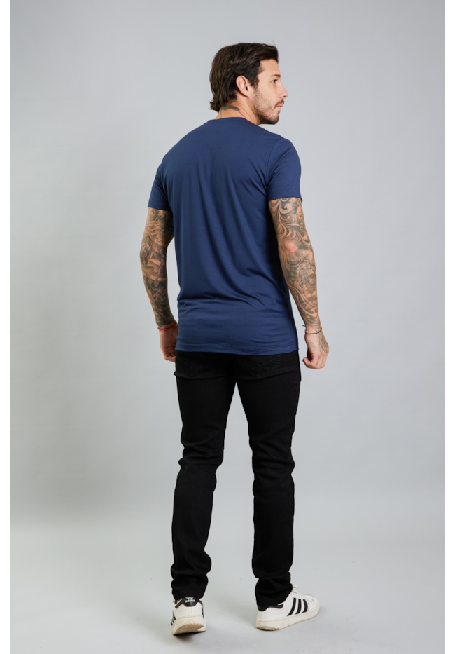 Camiseta Masculina Tech T-Shirt em Modal na Cor Azul Dialogo-861ccbae-f7e2-4705-8e85-4a1a308d9da1