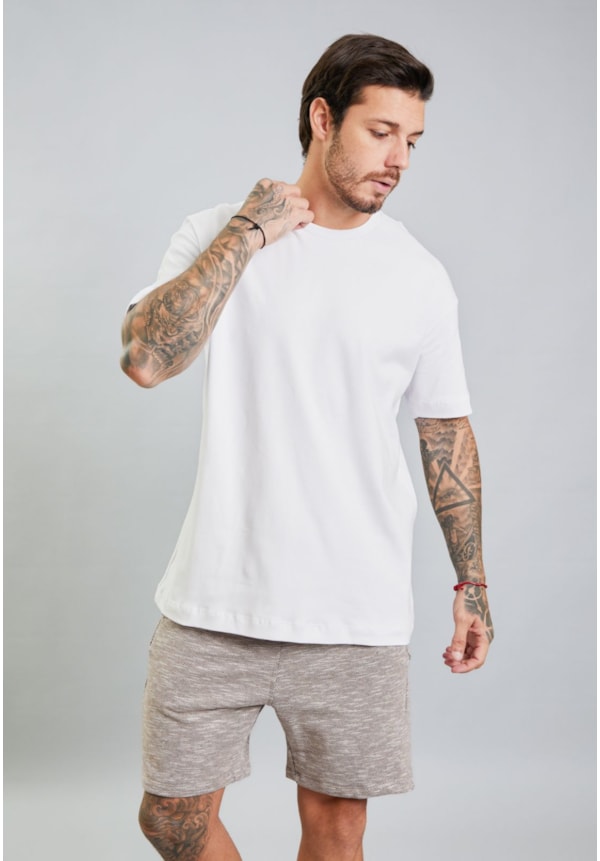 Camiseta Oversized Masculina Básica em Algodão Dialogo-1a6f0595-bd72-407f-ad50-f132bc813e6f