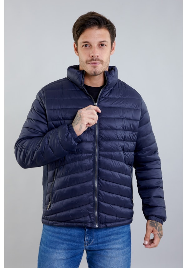 Jaqueta Puffer Masculina na Cor Marinho Leve com Forro Interno Aveludado-69d6b435-e83e-48b0-9e33-11dfa7bbe761