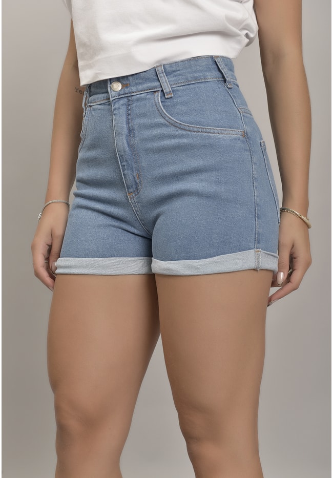 Shorts Jeans Mom com Barra Dobrada Feminino Dialogo Jeans-326ce557-9cf5-4258-bfbe-dc3de56214f0